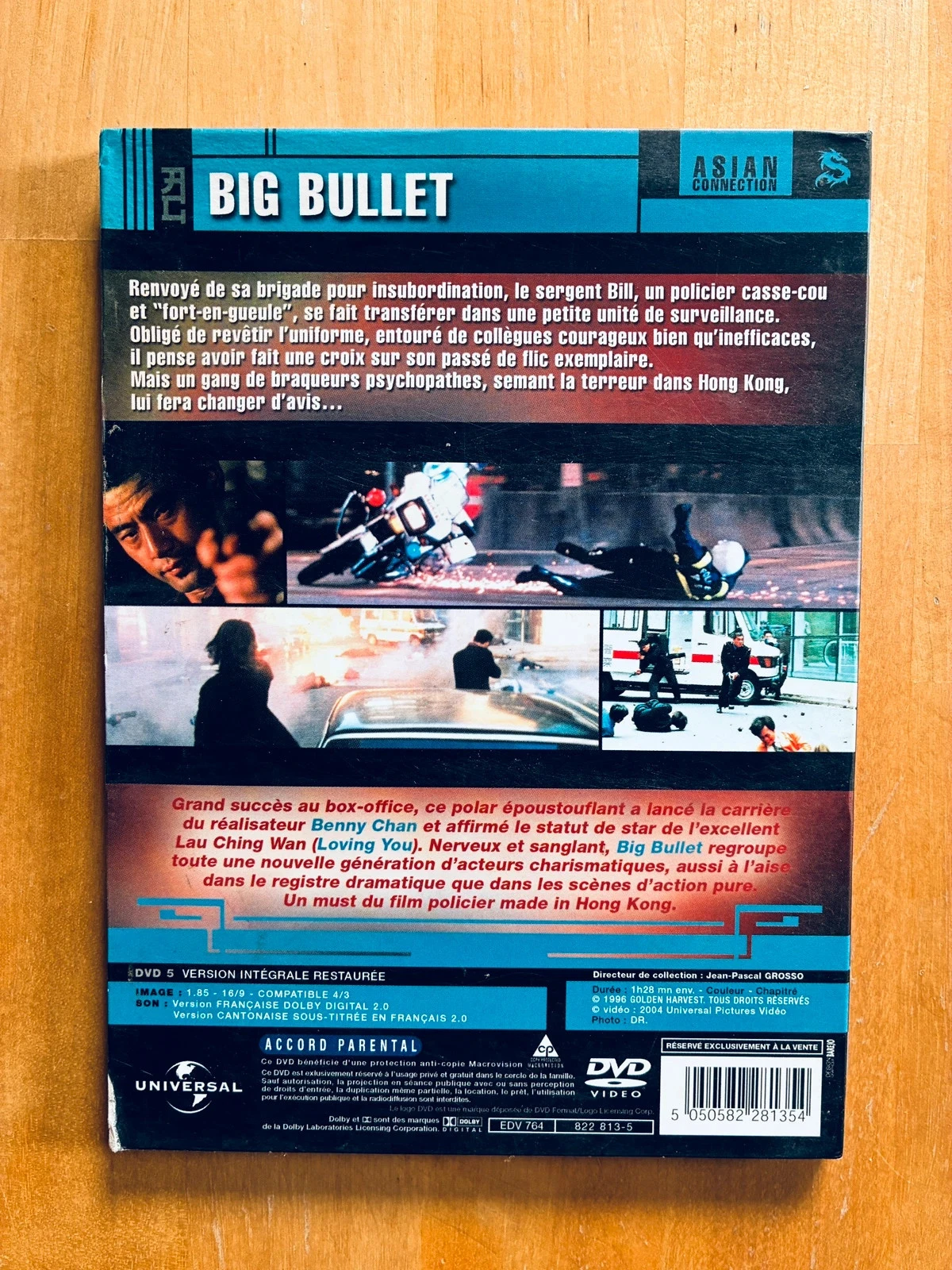 DVD Big Bullet de Benny Chan. – photo 3